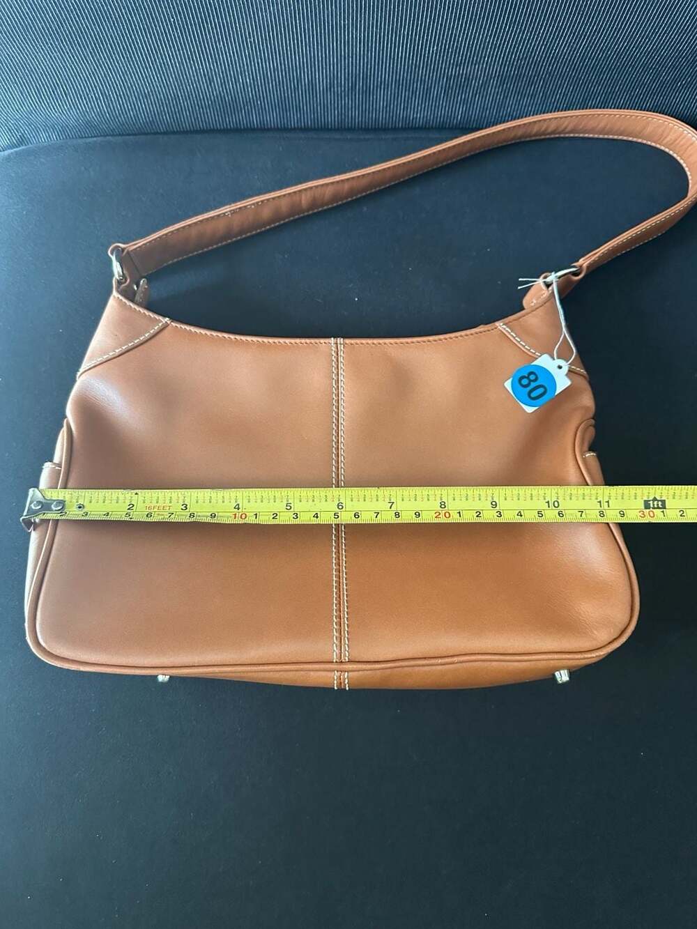 No.80 Talbots Brown Leather Small Shoulder Bag